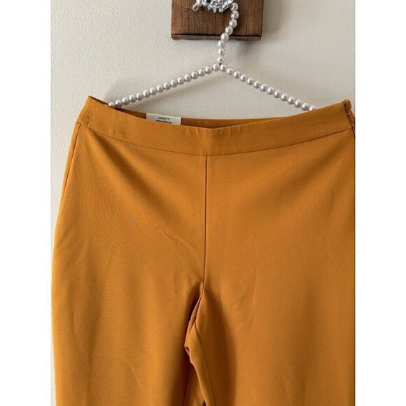 NWT Inc International Concepts Size 4 Wide Leg Pants Varsity Rusted Sunset - Picture 2 of 6